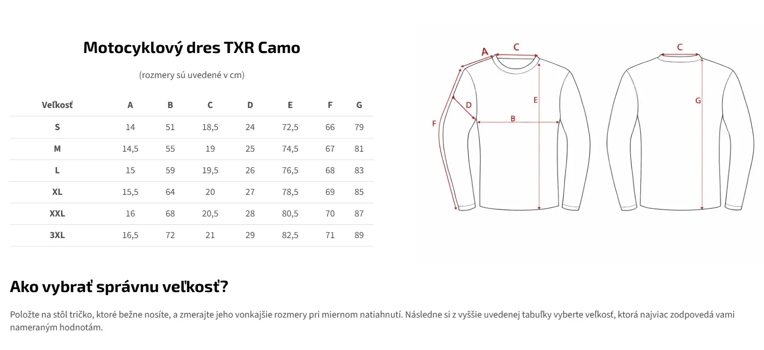TXR Motokrosový dres Camo sivý L